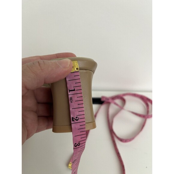 Newbella Women’s Knit Pointed Toe Chunky Heel Mules Comfortable Size 8 apricot - Picture 6 of 13